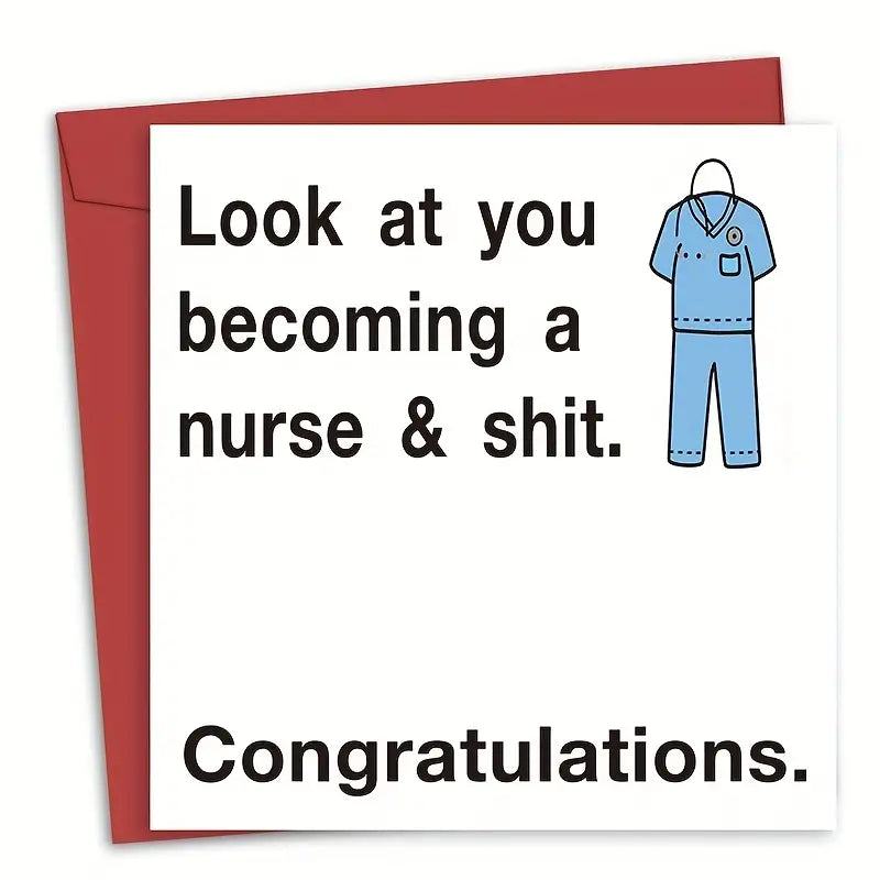 Becoming a Nurse? This Funny Graduation Card