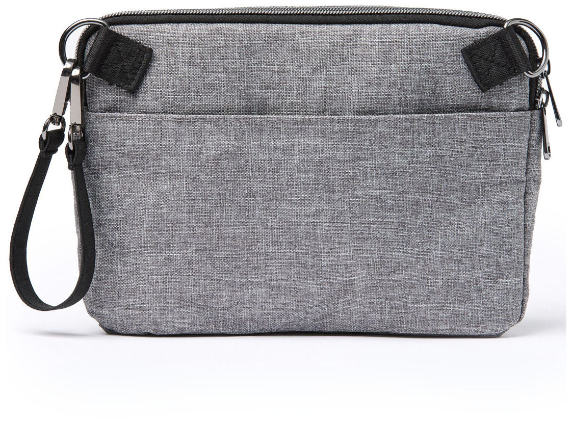 Harper Utility - Utility Bag in Heather Grey w/ Black Straps - HeartSouls Bag