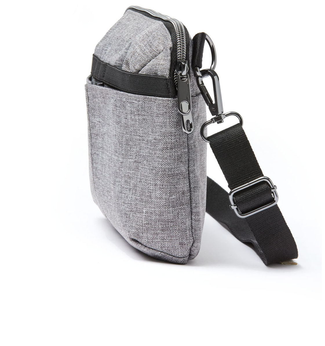 Harper Utility - Utility Bag in Heather Grey w/ Black Straps - HeartSouls Bag