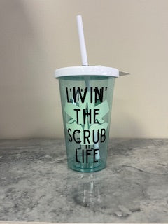 Tumbler with straw