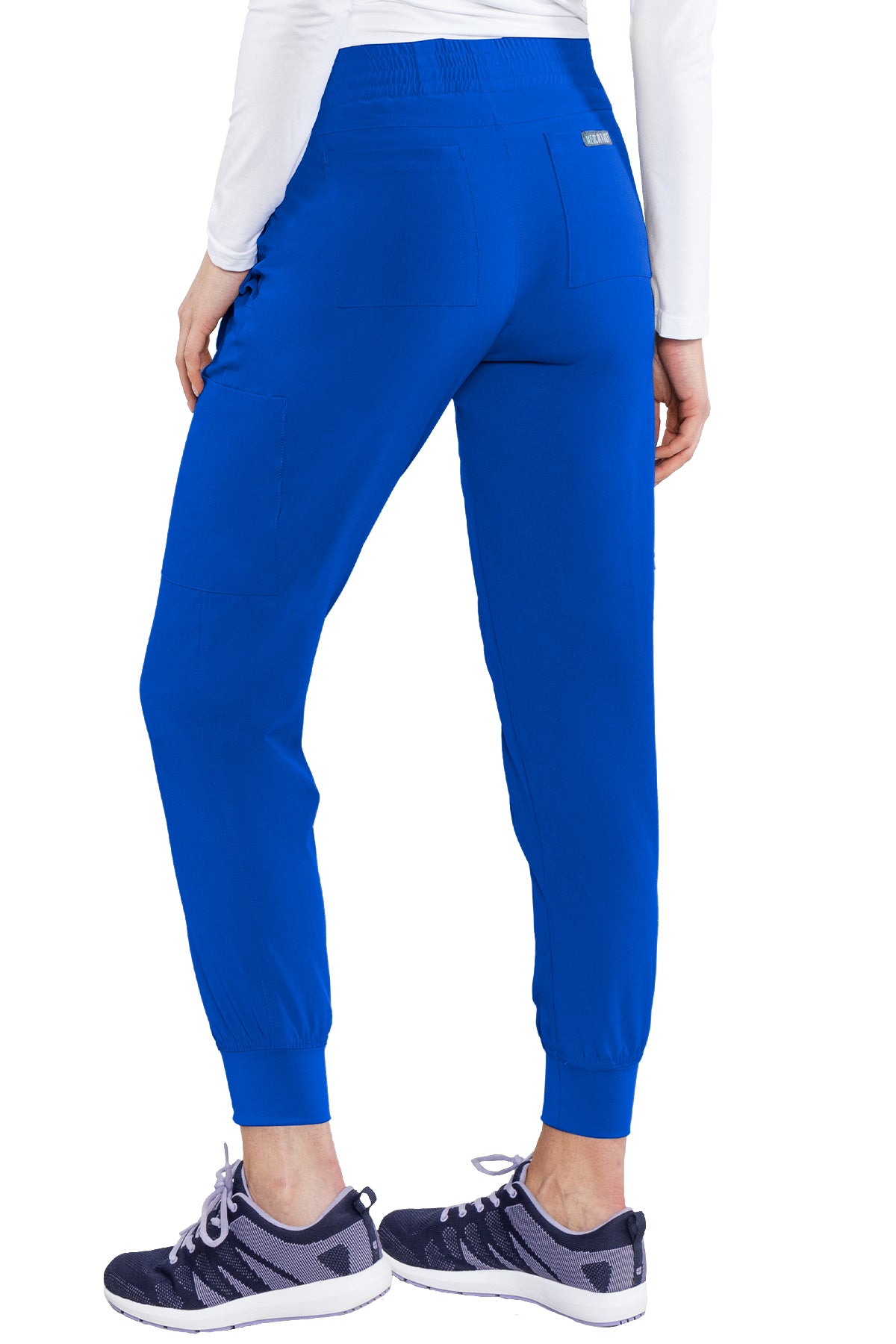 8739 - Med Couture - ENERGY -  SMOCKED WAIST JOGGER PANT XS - 3X